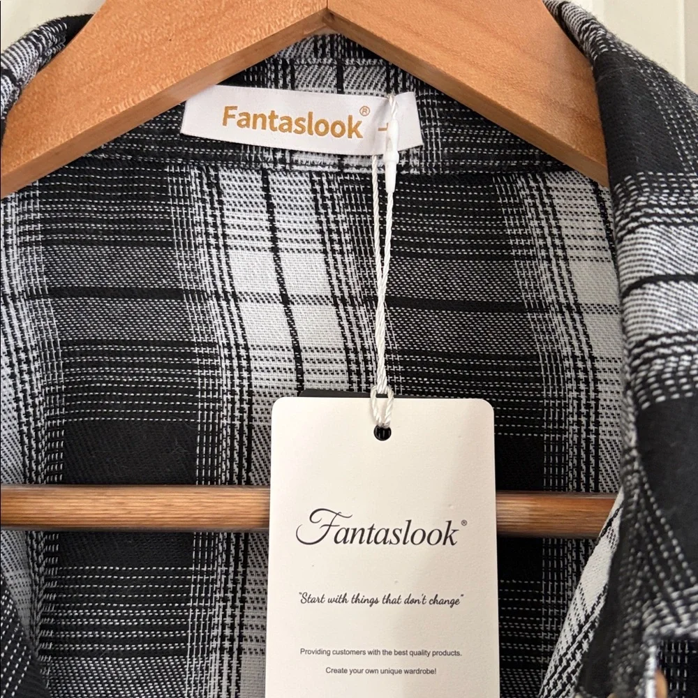 Plaid Button-Up Shirt - Picture 2 of 3